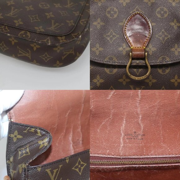 LOUIS VUITTON Monogram Saint Cloud GM Shoulder Bag M51242 LV Auth 123875 - Picture 13 of 15